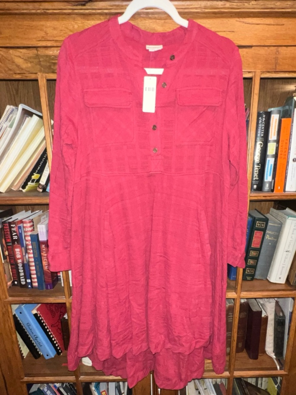 HOLDING HORSES Raspberry Red Maxi Dress